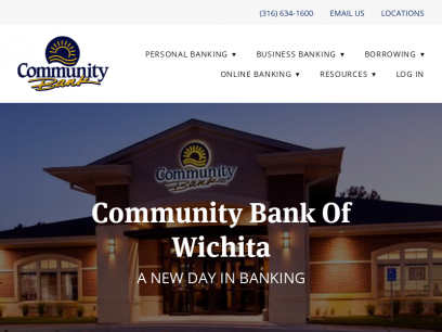 Community Bank of Wichita - Personal &amp; Business Banking in Wichita KS - Community Bank of Wichita