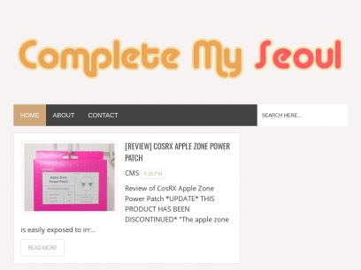 Complete My Seoul | Skin with No Discretion