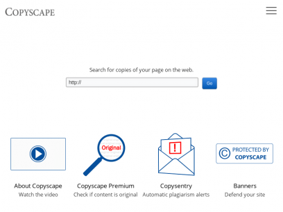 Copyscape Plagiarism Checker - Duplicate Content Detection Software