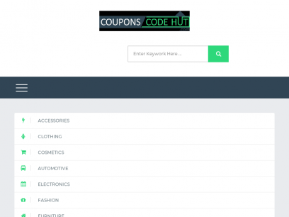 Coupons Code Hut | Coupon Code, Deal, Discount and Promo codes