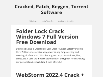 Cracked, Patch, Keygen, Torrent Software Crack PC Software Free