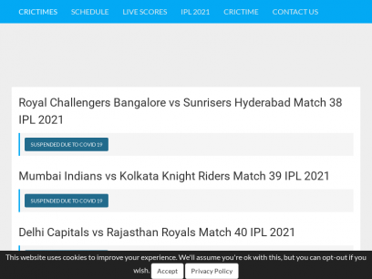 Crictime Cricket Scores, Schedules, Points Table and News.