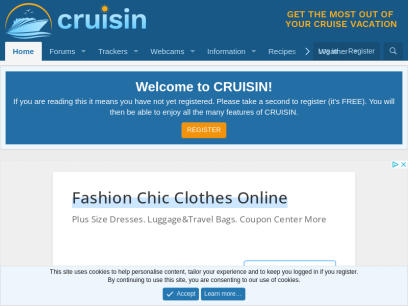 
	CRUISIN - Get The Most Out Of Your Cruise Vacation!

