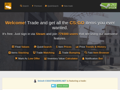 CSGOTraders.net | Trade your skins with REAL people, not BOTS!