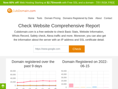 CubDomain.com - Check Website Comprehensive Report