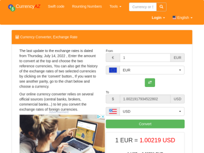 Currency Converterr - Exchange Rates - Update real time - CurrencyConverterR