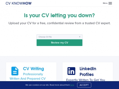 Professional CV, Cover Letter and LinkedIn Writing Services - CV Services | CV Knowhow