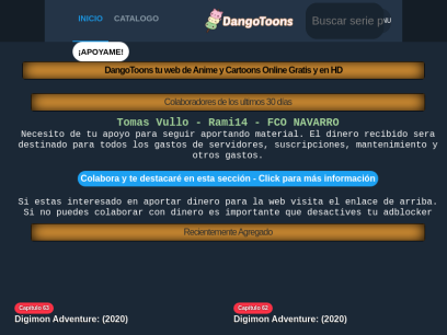 DangoToons - Anime y Cartoons Online en HD