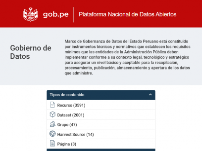 Sites like datosabiertos.gob.pe &
        Alternatives