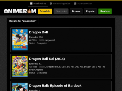 64 Similar Sites Like Dragonball360 Com Alternatives