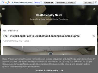 Death Penalty News