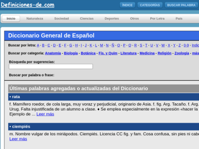Diccionario Enciclopédico Español online