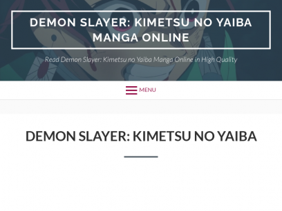 Read Demon Slayer/Kimetsu no Yaiba Manga Online
