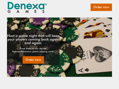 Denexa Games | 100% Plastic Playing Cards