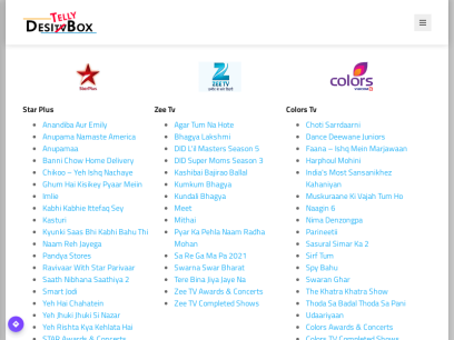 DESITVBOX - WATCH ONLINE ALL INDIAN TV SHOWS, DRAMAS, SERIALS, AND REALITY SHOWS - DESITELLYBOX