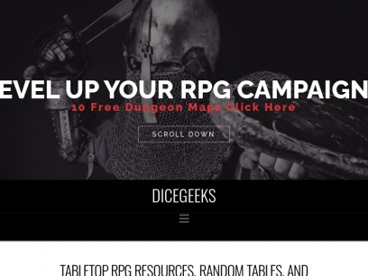 Tabletop Roleplaying Games | dicegeeks