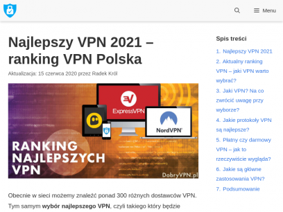 Ranking VPN 2021 - jaki jest najlepszy VPN Polska? - DobryVPN.pl