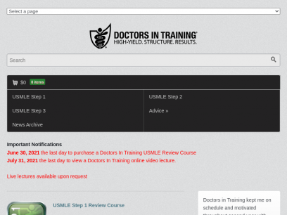 doctors in training step 2 cK review course free videos