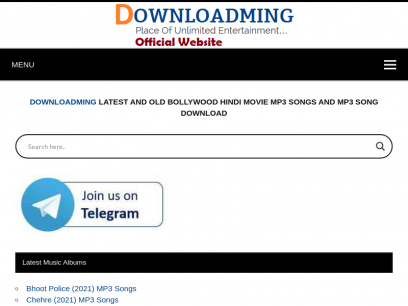 DOWNLOADMING|Download Latest Hindi Bollywood MP3 Songs