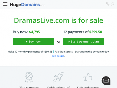 DramasLive.com is for sale | HugeDomains