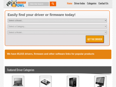 Drivers and firmware links for popular products | DriverOwl.com