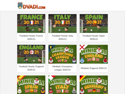 Free online games on Dvadi.com