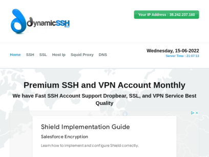 DynamicSSH.com | Premium Fast SSH Account and VPN Service Monthly 