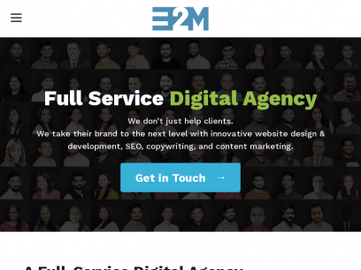E2M - Full Service Digital Agency - Website Design, eCommerce, SEO, Link Building, Content Marketing, Copywriting