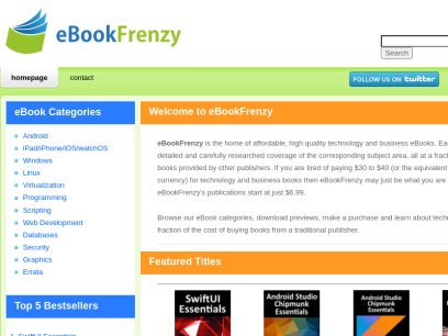 eBookFrenzy.com - Quality, affordable technology eBooks