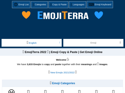 🐢 EmojiTerra 🌍 | Emoji Copy &#038; Paste | Get Emoji Meanings Online