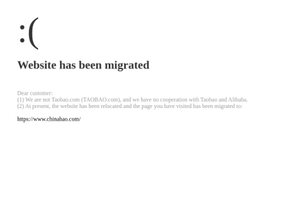 Website has been migrated