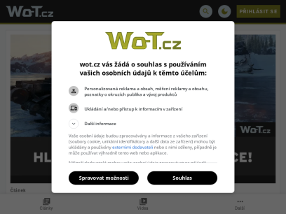 Homepage | WoT.cz