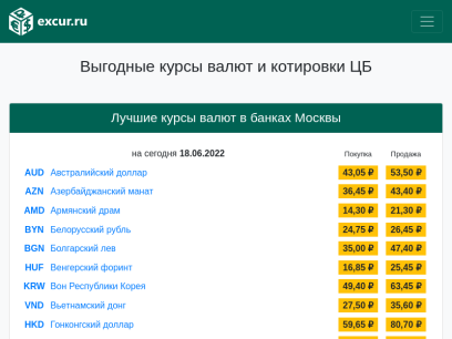 Sites like excur.ru &
        Alternatives