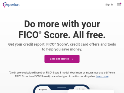 Check Your Free Credit Report &amp; FICO&reg; Score - Experian