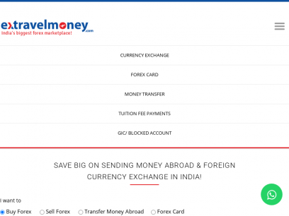 ExTravelMoney- Send Money Abroad| Buy Forex Online in India