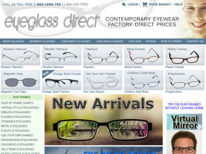 Buy Eyeglasses, Magnetic Eyeglasses Online, Prescription, Rimless Eyeglasses, Flexible Titanium Eyeglasses