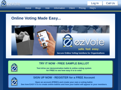 Online Voting System Software Election Services Ballots