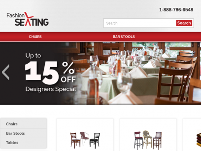 
	Restaurant Furniture, Commercial Restaurant Chairs, Bar Stools, Tables: FashionSeating
