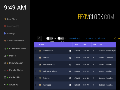 FFXIV Clock