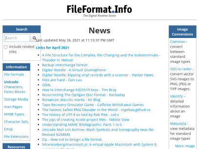 FileFormat.Info &middot; The Digital Rosetta Stone