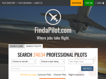  Pilot Jobs and Pilot Search | Forums and Career Advice | FindaPilot.com 