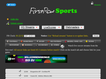 Firstrow Sports Live Stream | Firstrow Sports