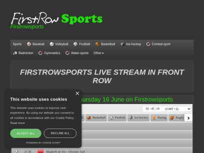 Firstrowsports - First row Live Stream