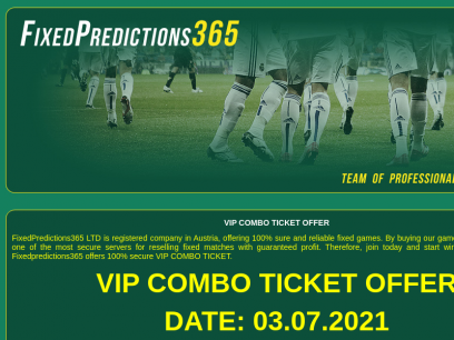 FIXED PREDICTIONS 365 - SURE GAMES - Fixed , real , sure and safe matchesFIXED PREDICTIONS 365 &#8211; SURE GAMES