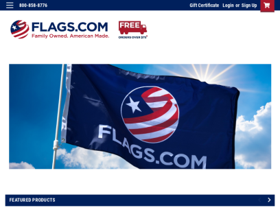 Flags.com | Family Owned | American Made | Proud Flag Store