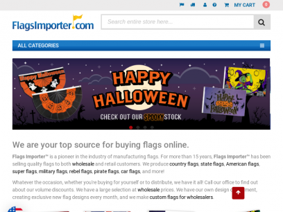 Wholesale Flags &amp; Mini Banners Online | Flags Importer