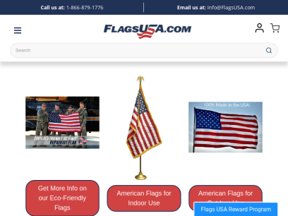 
                Flags &amp; Flag Accessories Since 1987 | 100% USA-Made
        