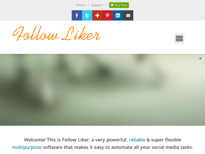 FollowLiker - Best Twitter Marketing Software - Instagram Bot - Pinterest Bot - Tumblr Bot - Follow Liker