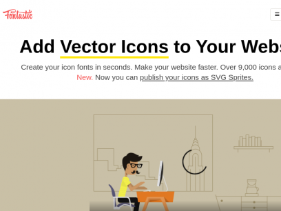 Create your Icon Font in seconds - 9000 Vector Icons Available - Free Icon Font Generator