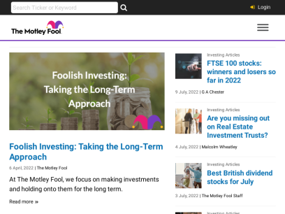 Fool UK | Share Tips, Investing and Stock Market News